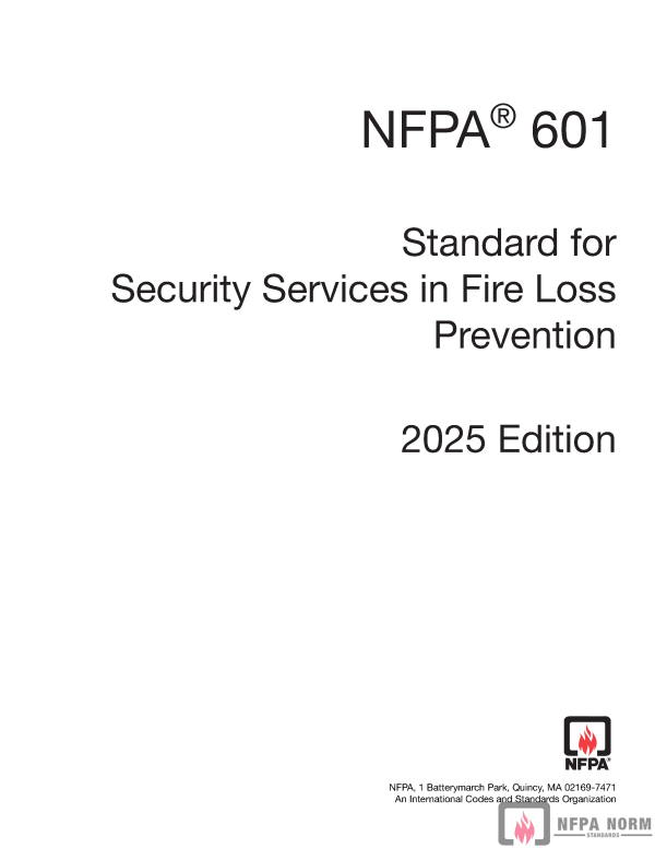 NFPA 601 PDF NFPA 601 PDF